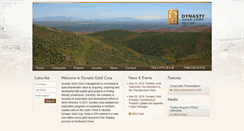 Desktop Screenshot of dynastygoldcorp.com